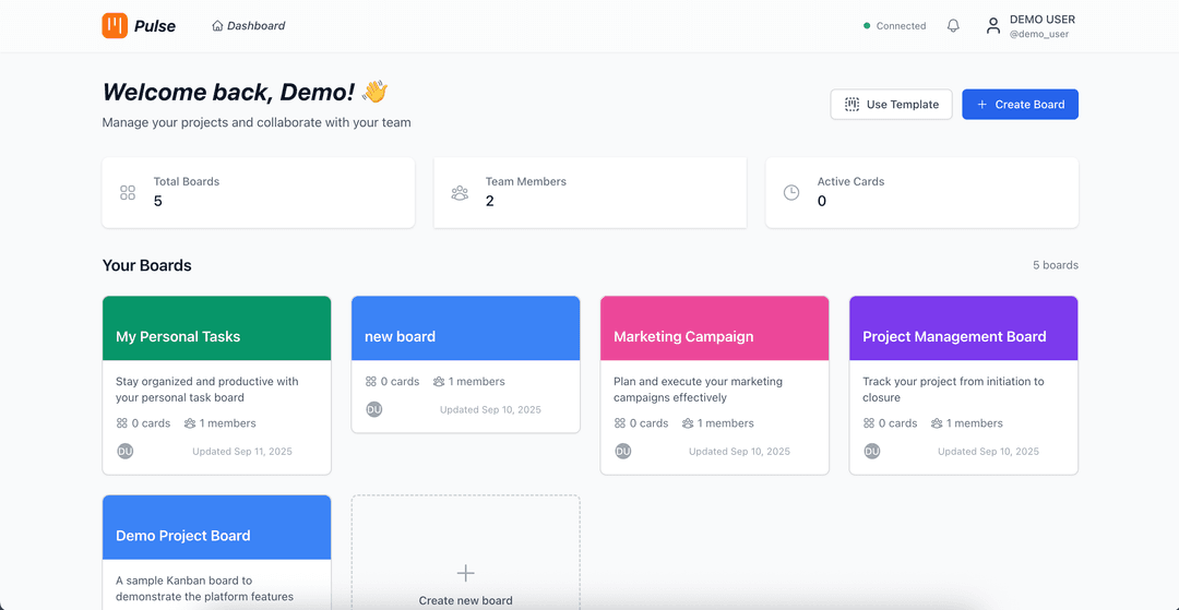 Kanban Board Application